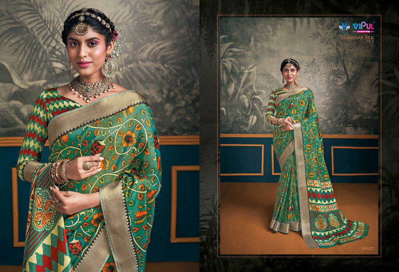 Vipul Jhamewar silk Festive Wear Wholesale Silk Saree Catalog